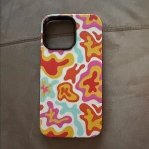iPhone 14 Pro Max Vibrant Abstract Pattern Phone Case